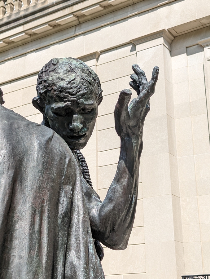 2023-05-08 022 Detail - The Burghers of Calais (clay 1884-1895, bronze 1919-21); Rodin Museum.jpg