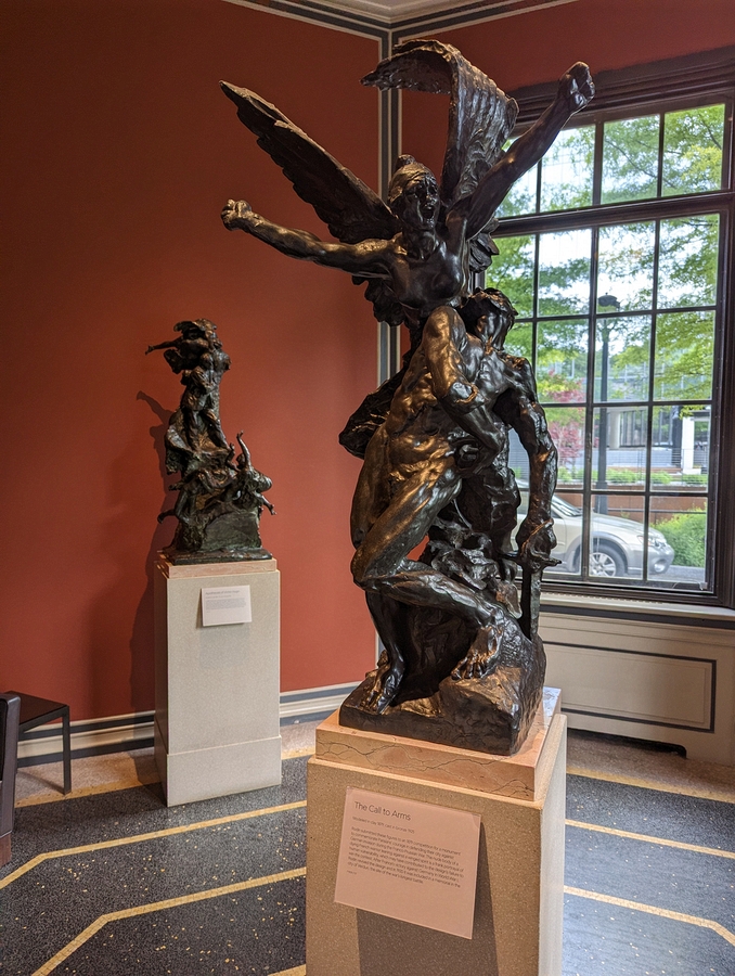 2023-05-08 044 The Call to Arms (clay 1879, bronze 1925); Rodin Museum, Philadelphia.jpg