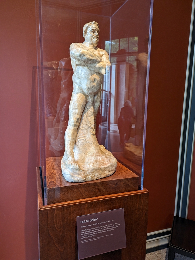2023-05-08 050 Naked Balzac (clay ~1892-93, plaster before 1917); Rodin Museum, Philadelphia.jpg