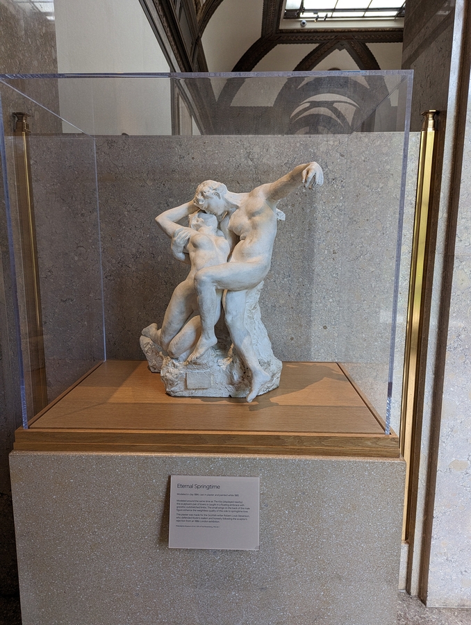 2023-05-08 057 Eternal Springtime (clay 1884, plaster painted white 1885); Rodin Museum, Philadelphia.jpg