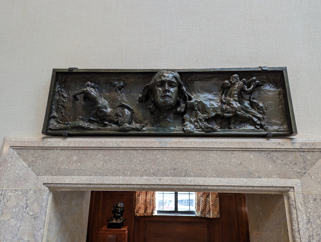 2023-05-08 060 Bas-relief for the Gates of Hell (clay 1882-85, bronze 1925); Rodin Museum, Philadelphia.jpg