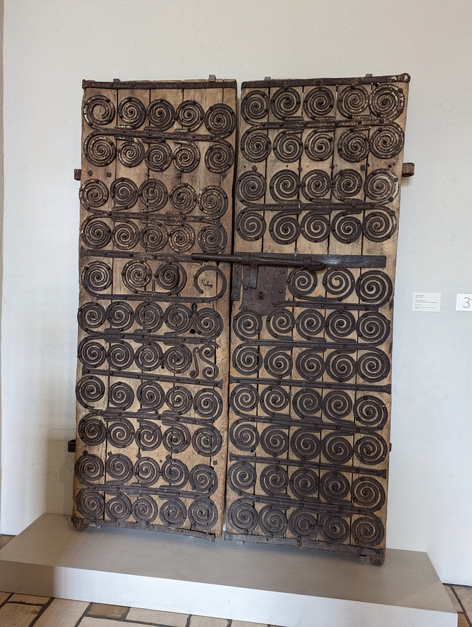 2023-05-08 097 Pair of Doors (1200-1300), wood, iron; Philadelphia Museum of Art.jpg