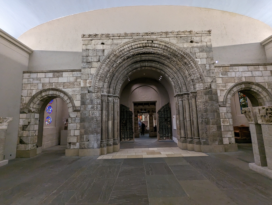 2023-05-08 101 Portal of the Abbey Church of Saint-Laurent (~1125-50); Philadelphia Museum of Art.jpg