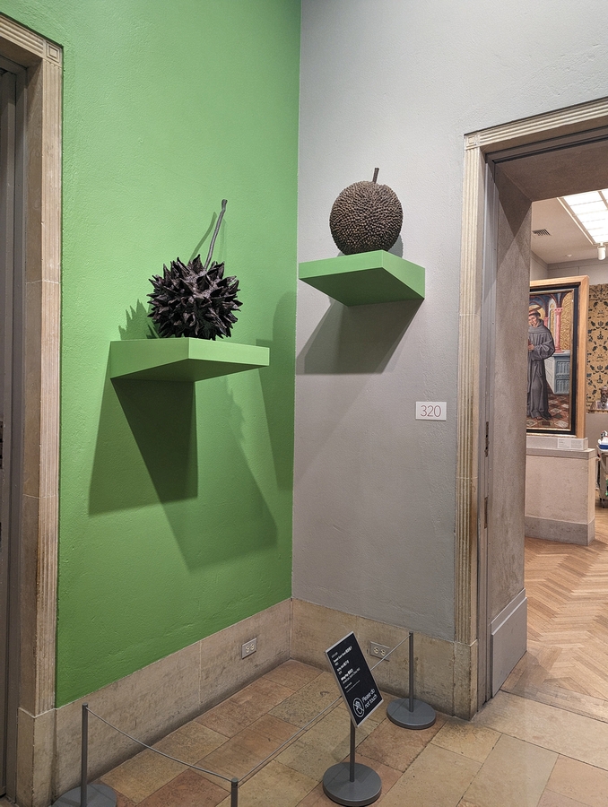 2023-05-08 117 Sweet Gum Seed (1983) & Itchy Ball (1979); Ming Fay (American, born China), Philadelphia Museum of Art.jpg
