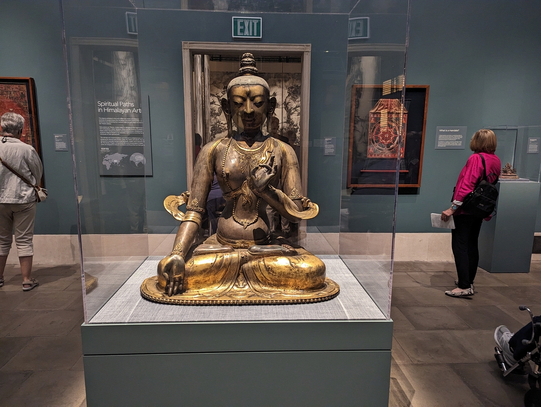 2023-05-08 127 Tara, Goddess of Compassion (18th-19th century), gilded bronze repousse; Philadelphia Museum of Art.jpg