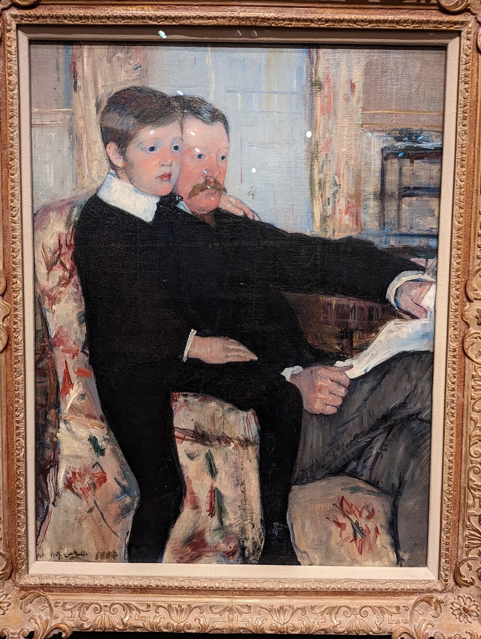 2023-05-08 233 Portrait of Alexander J Cassatt and his son, Roberto Kelso Cassatt (1884), Mary Cassatt; Philadelphia Museum of Art.jpg