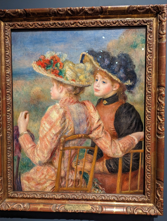 2023-05-08 235 Two Girls (~1892), Pierre-Auguste Renoir; Philadelphia Museum of Art.jpg