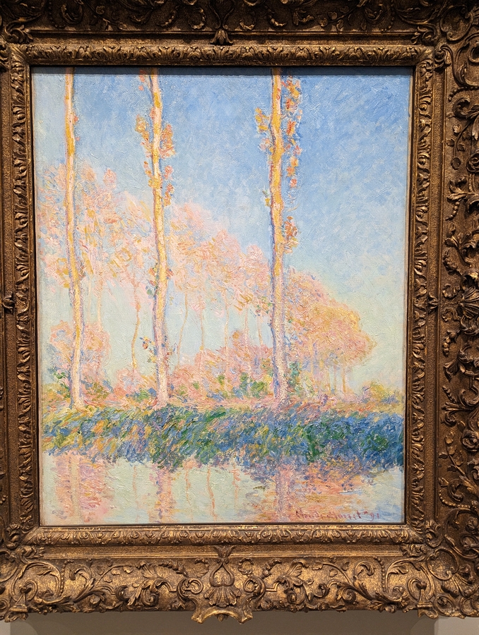 2023-05-08 239 Poplars, Three Trees in Autumn (1891), Claude Monet; Philadelphia Museum of Art.jpg