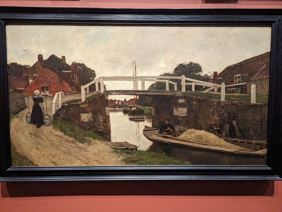 2023-05-08 266 The Bridge at Loosduinen (1872), Jacob Maris (Dutch); Philadelphia Museum of Art.jpg