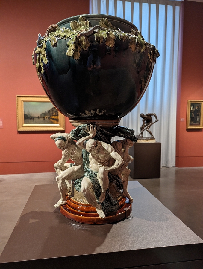 2023-05-08 275 The Vase of the Titans (modeled ~1878-80, terracotta 1890), Auguste Rodin & Albert-Ernst Carrier-Belleuse; Philadelphia Museum of Art.jpg