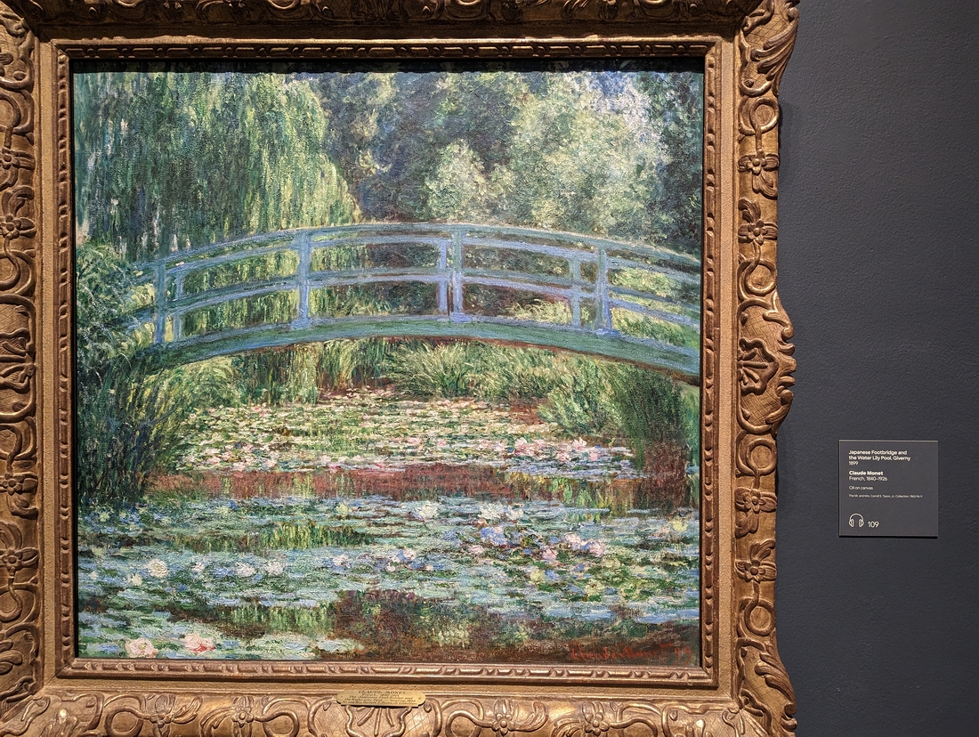 2023-05-08 285 Japanese Footbridge and the Lily Pond, Giverny (1899), Claude Monet; Philadelphia Museum of Art.jpg
