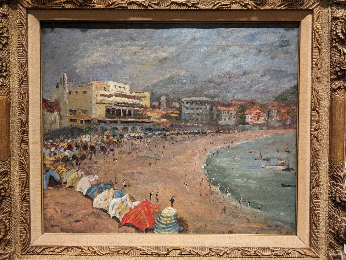 2023-05-08 306 Beach at Saint-Jean-de-Luz (~1931), Winston Churchill; Philadelphia Museum of Art.jpg