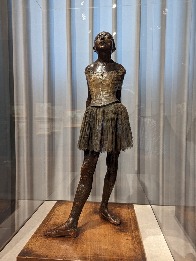 2023-05-08 315 The Little Dancer, Aged Fourteen (wax 1878-81, bronze ~1922), Edgar Degas; Philadelphia Museum of Art.jpg