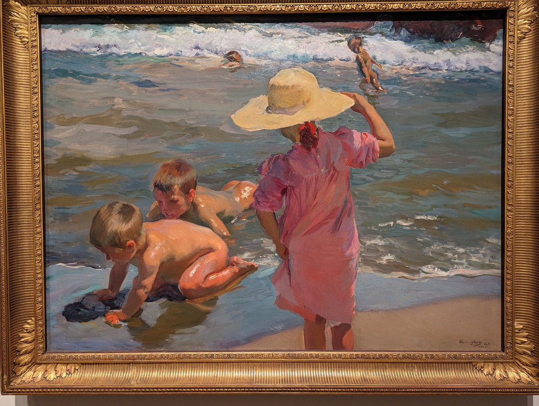 2023-05-08 326 Children at the Seashore (The Young Amphibians, 1903), Joaquin Sorolla y Bastida (Spanish); Philadelphia Museum of Art.jpg