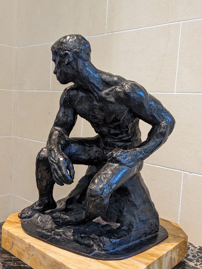2023-05-08 371 The American Athlete (clay 1901-2, bronze 1904); Rodin Museum, Philadelphia.jpg