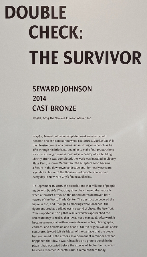 2023-05-10 001 Double Check - The Survivor (2014), Seward Johnson; Grounds for Sculpture, Hamilton NJ.jpg