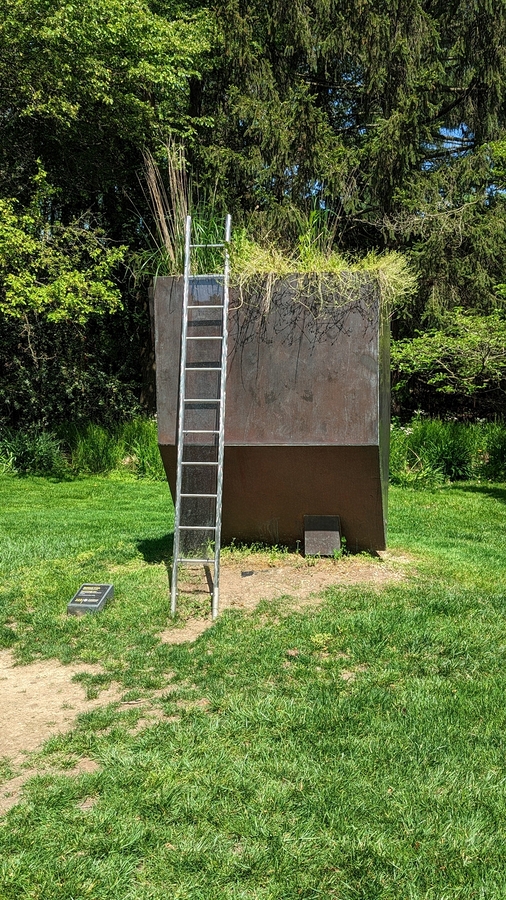 2023-05-10 041. Nature's Laugh (1992), Gunnar Theel; Grounds for Sculpture, Hamilton NJ.jpg
