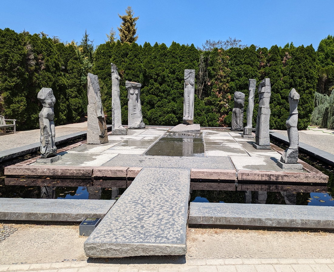 2023-05-10 136 The Nine Muses (1990-97), Carlos Dorrien; Grounds for Sculpture, Hamilton NJ.jpg