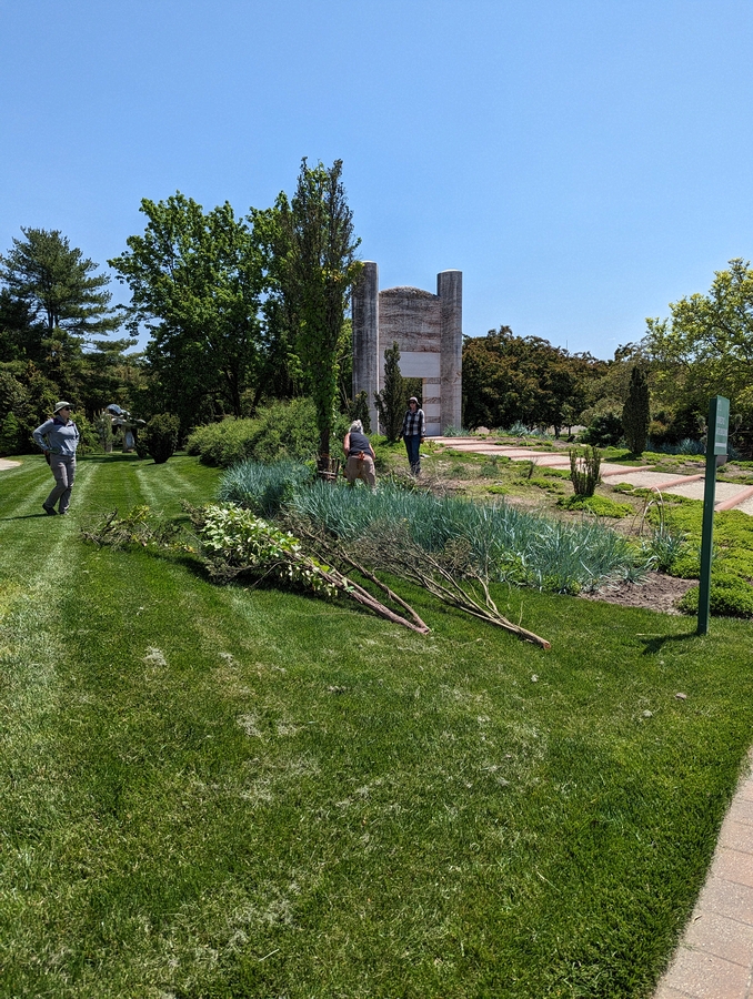 2023-05-10 211 Grounds crew taking down tree; Grounds for Sculpture, Hamilton NJ.jpg