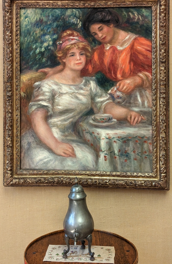 2023-05-10 303 Tea Time, Pierre-Auguste Renoir; Barnes Foundation, Philadelphia PA.jpg