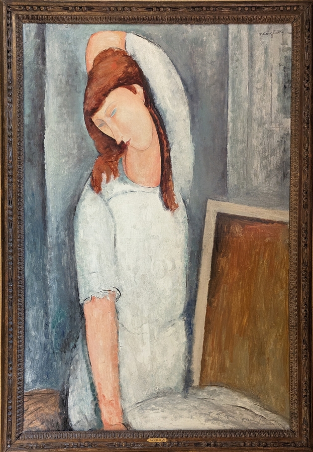 2023-05-10 307 Portrait of Jeanne Hebuterne (1898-1920), Amedeo Modigliani; Barnes Foundation, Philadelphia PA.jpg