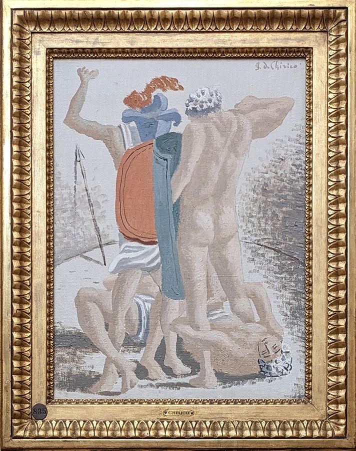2023-05-10 309A End of Combat (~1925), Giorgio de Chirico; Barnes Foundation, Philadelphia PA.jpg