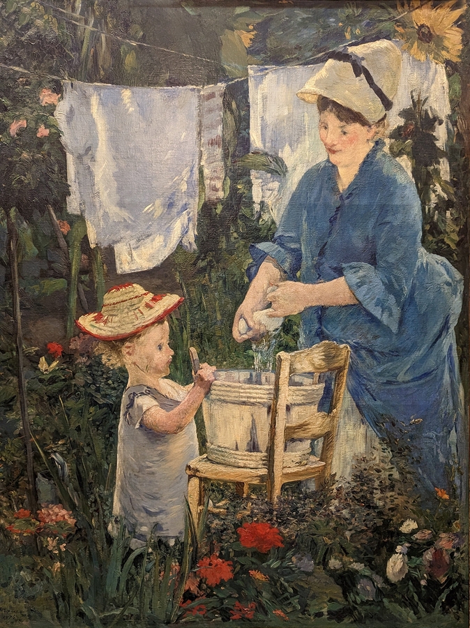 2023-05-10 313 Laundry (1865), Edouard Manet; Barnes Foundation, Philadelphia PA.jpg