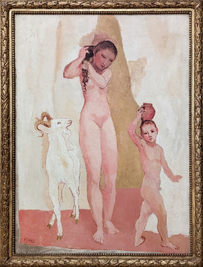 2023-05-10 330 Young Girl with a Goat, Pablo Picasso; Barnes Foundation, Philadelphia PA.jpg