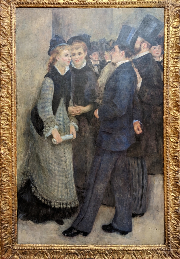 2023-05-10 331 Leaving the Conservatory (1876-77), Pierre-Auguste Renoir; Barnes Foundation, Philadelphia PA.jpg