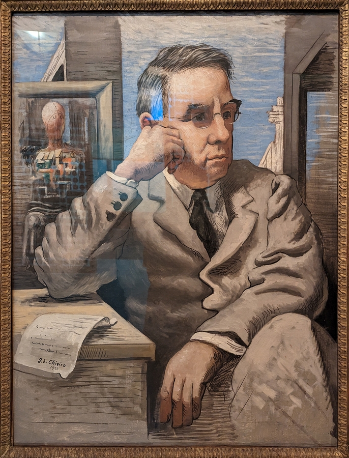 2023-05-10 334 Dr Albert C Barnes (1926), Giorgio de Chirico; Barnes Foundation, Philadelphia PA.jpg