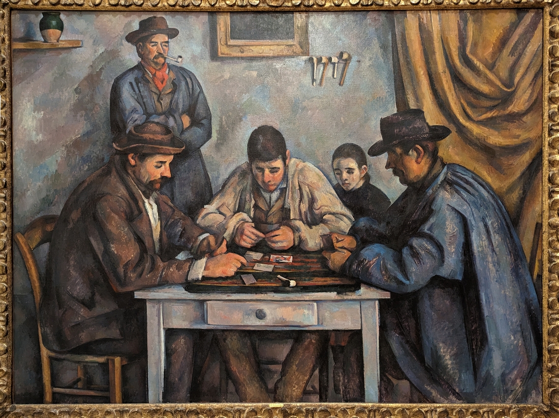 2023-05-10 336 The Card Players (1890-92), Paul Cezanne; Barnes Foundation, Philadelphia PA.jpg