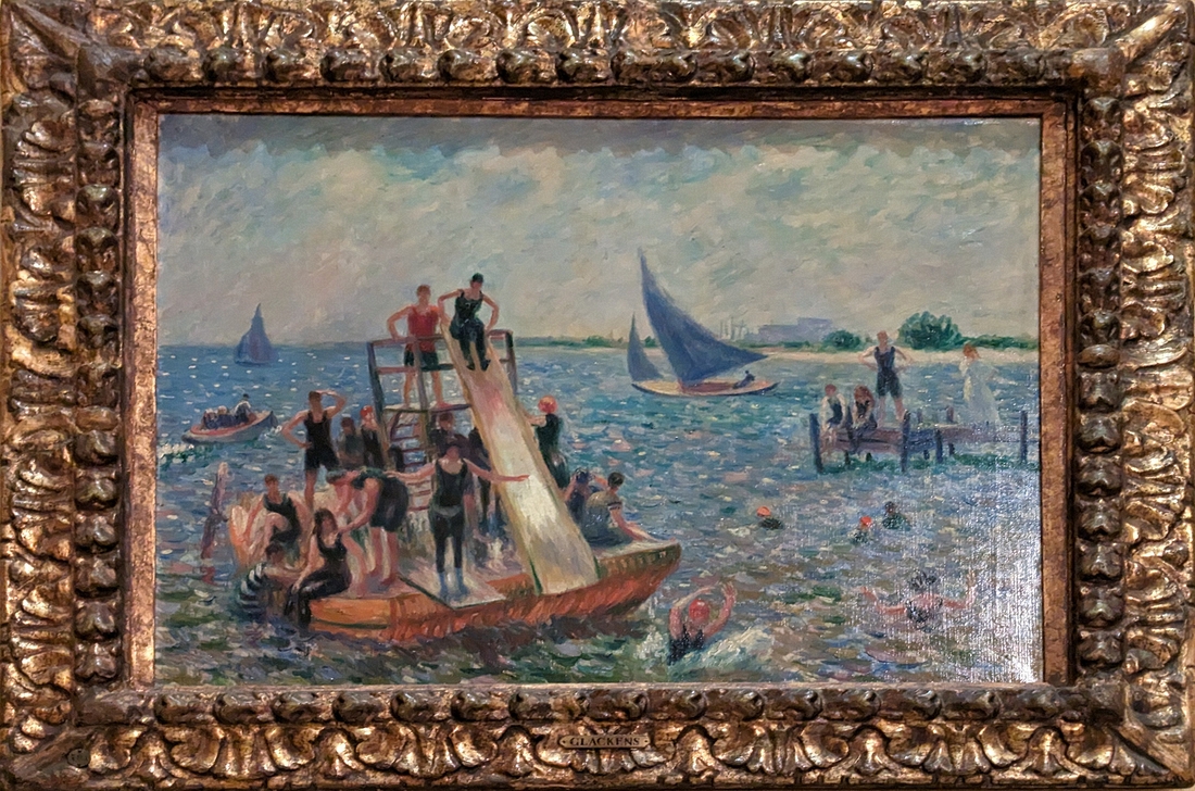 2023-05-10 341 The Raft (1915), William James Glackens; Barnes Foundation, Philadelphia PA.jpg