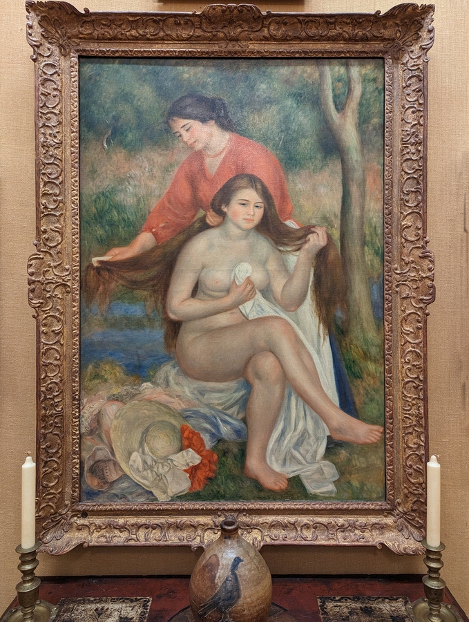 2023-05-10 350 Bather and Maid (1900-01), Pierre-Auguste Renoir; Barnes Foundation, Philadelphia PA.jpg