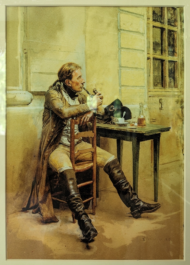 2023-05-11 041 Le Fumeur (1873), Ernest Meissonier; Studio Tour, Brandywine Museum.jpg