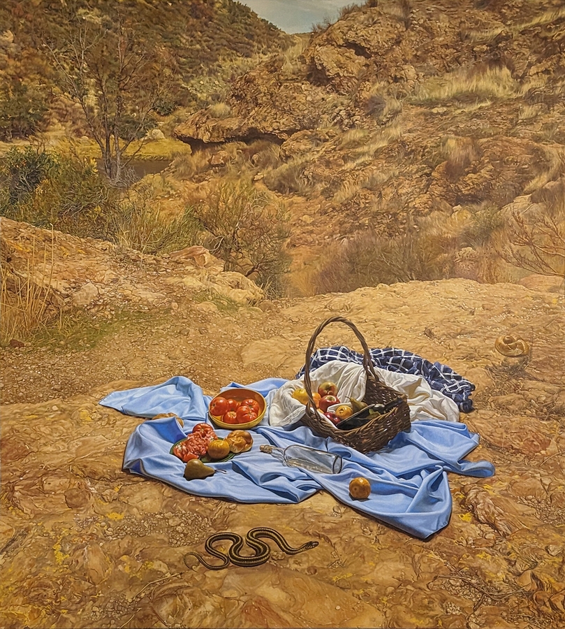 2023-05-11 g307 Luncheon on the Rocks (oil, 1989), James R Valerio; Delaware Museum of Art.jpg