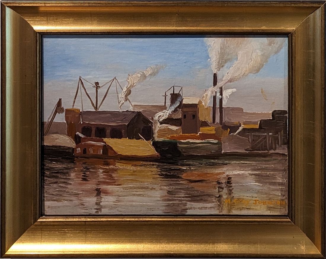 2023-05-11 g330 Along the Harlem River (oil on canvas board, 1925), Malvin Gray Johnson; Delaware Museum of Art.jpg