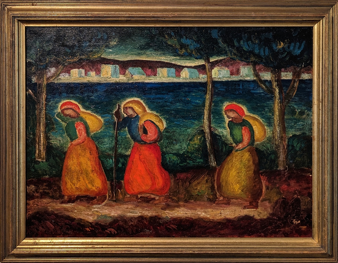 2023-05-11 g331 The Wanderers, Egypt (oil on canvas, 1929), Lames Lesesne Wells; Delaware Museum of Art.jpg