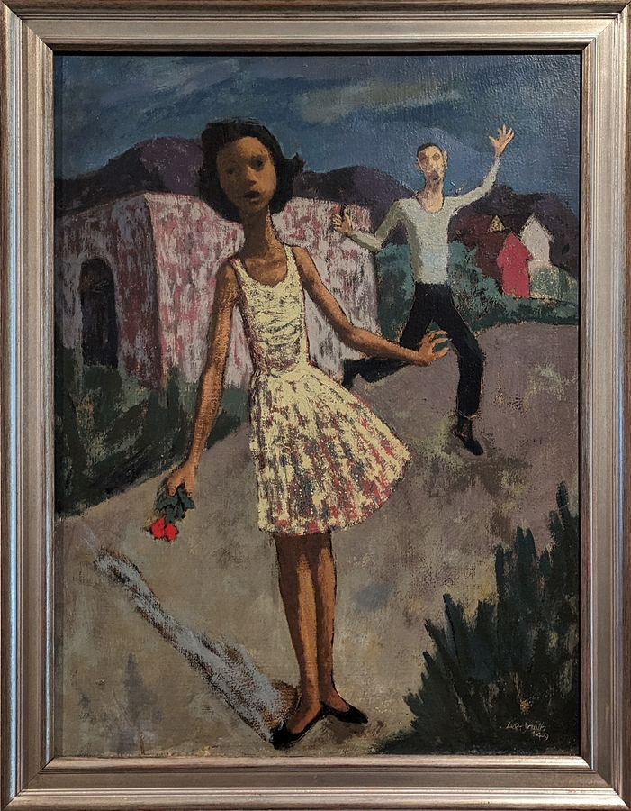 2023-05-11 g332 The Bouquet (oil on masonite, 1949), Hughie Lee-Smith; Delaware Museum of Art.jpg