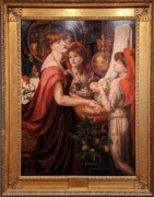 2023-05-11 g365 La Bella Mano (oil, 1875), Dante Gabriel Rossetti; Delaware Museum of Art.jpg