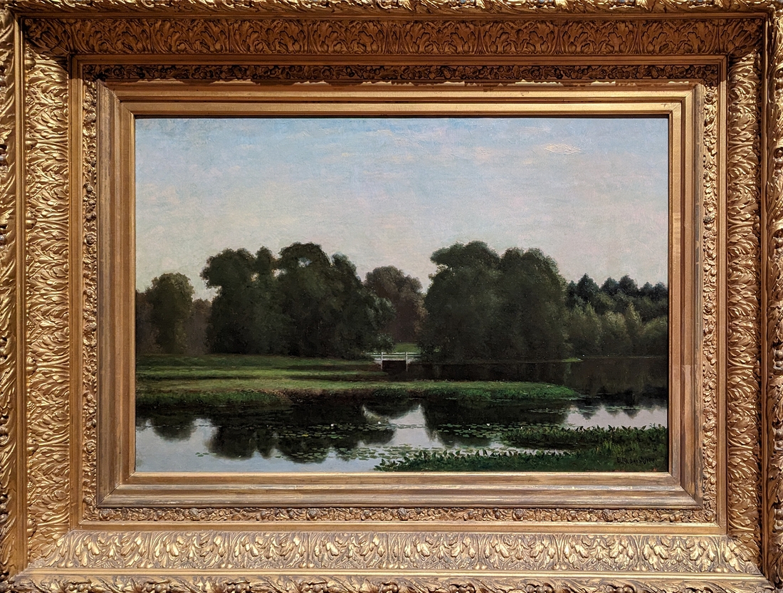 2023-05-11 g392 Morning on the River, Providence, RI (oil on linen canvas, ~1890-91); Edward Mitchell Bannister; Delaware Museum of Art.jpg