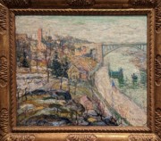 2023-05-11 g397 Washington Bridge, New York City (oil on canvas, ~1915-1925), Ernest Lawson; Delaware Museum of Art.jpg