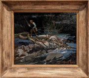 2023-05-11 i395 Trout Fishing, 'The Screecher,' Lake Rossignol, Nova Scotia (oil on canvas, 1919), George Luks; Delaware Museum of Art.jpg