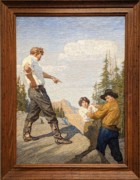 2023-05-11 i418 Stand away from that girl! (oil on canvas, 1908), N C Wyeth; Delaware Museum of Art.jpg