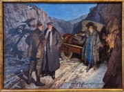 2023-05-11 i429 You can't leave her here to suffer; whether you want to or not, you'll have to do it (oil on canvas, 1925), Gayle Porter Hoskins; Delaware Museum of Art.jpg