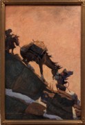 2023-05-11 i442 The mountain pony has the climbing ability of the goat (oil on canvas, 1907), Allen Tupper True; Delaware Museum of Art.jpg