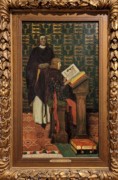 2023-05-11 i463 Richard de Bury Tutoring Young Edward III (oil,1903), Howard Pyle; Delaware Museum of Art.jpg
