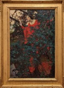 2023-05-11 i465 So for a heart-beat she saw him (oil, 1905), Howard Pyle; Delaware Museum of Art.jpg
