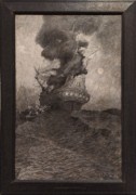 2023-05-11 i470 The Burning Ship (black-and-white oil on canvas, 1898), Howard Pyle; Delaware Museum of Art.jpg