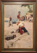 2023-05-11 i476 Which Shall Be Captain (oil, 1908), Howard Pyle; Delaware Museum of Art.jpg