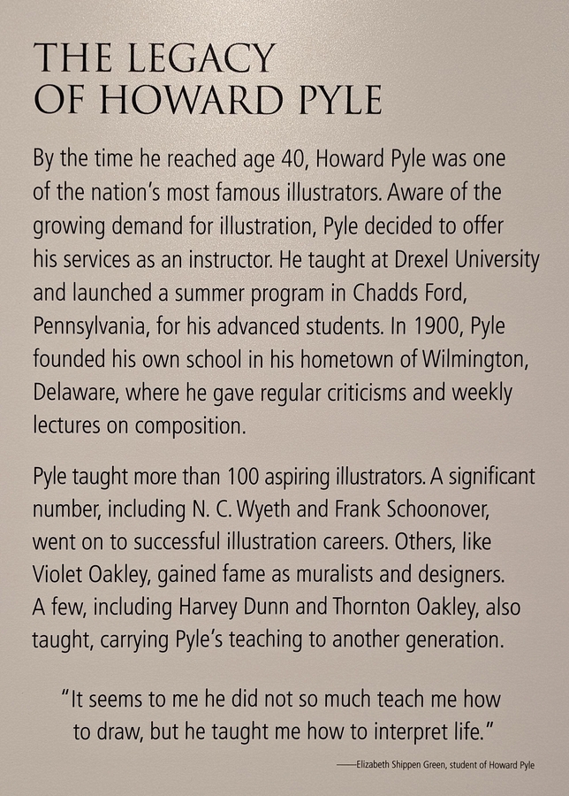 2023-05-11 i519 Legacy of Howard Pyle; Delaware Museum of Art.jpg